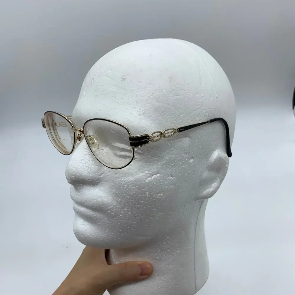 Women's Prescription Gold Color Glasses 56 15